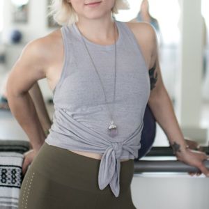 Like New Front Tie Lululemon Top